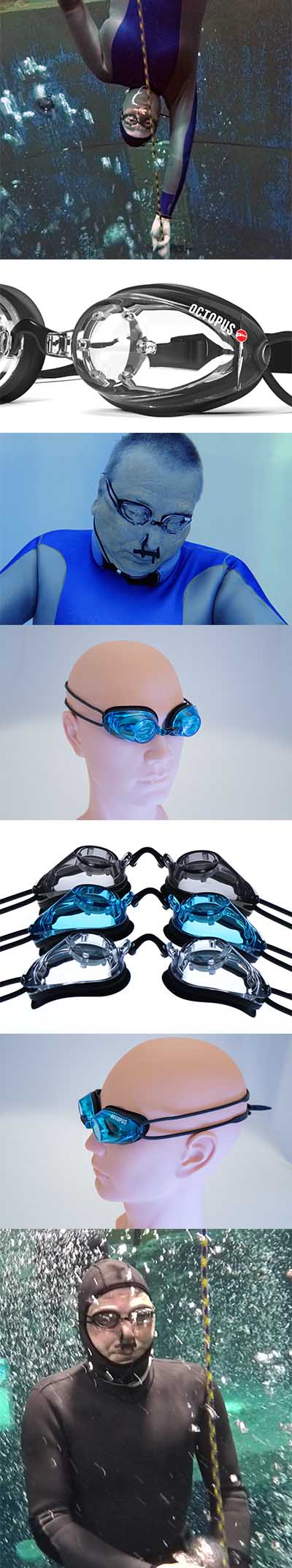 Goggles von Octopus Freediving