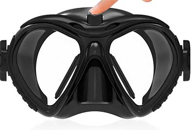 Editorial Tauchmaske mit Scheibenwischer