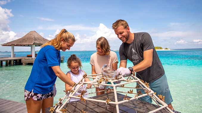 Malediven Korallenschutz